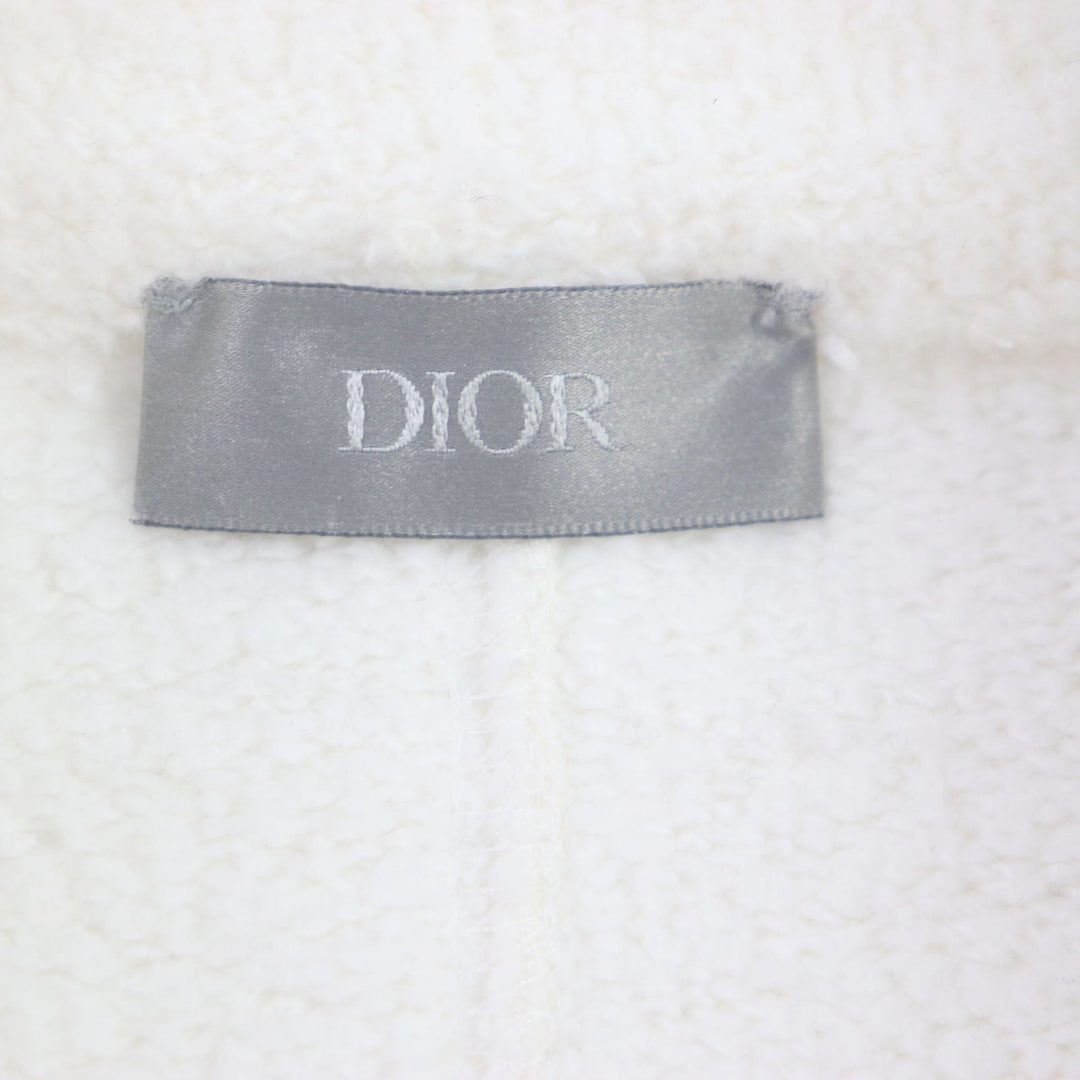 Dior HOMME sweat 413J434A0879 Main: 100% cotton, part: 100% rayon, part: 100% polyester white mens L Used Authentic