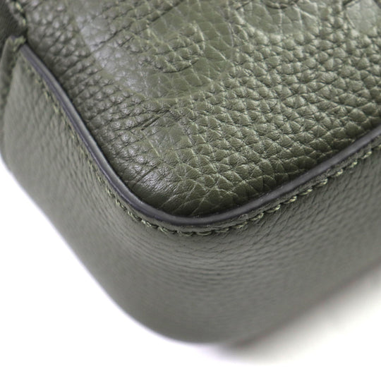 GUCCI Sling bag 766937 Main: Leather Khaki (dark green) Jumbo GG mens Used Authentic