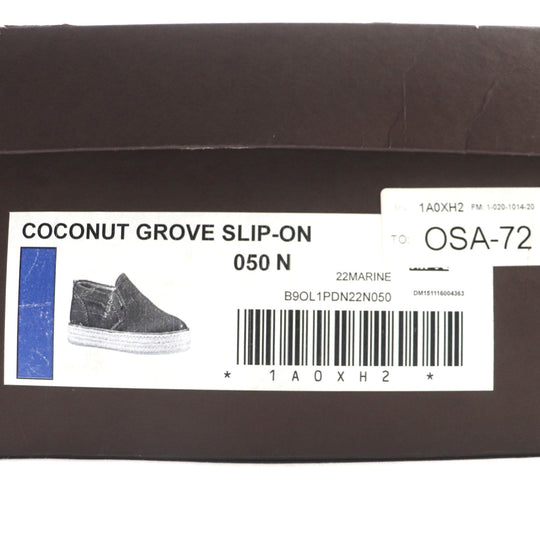 LOUIS VUITTON Slip-on Main: Denim Indigo COCONUT GROVE Coconut Grove Line mens 5 Used Authentic