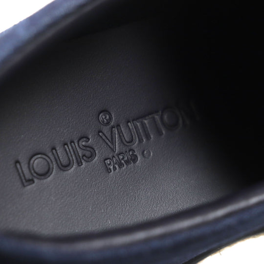 LOUIS VUITTON Slip-on Main: Denim Indigo COCONUT GROVE Coconut Grove Line mens 5 Used Authentic