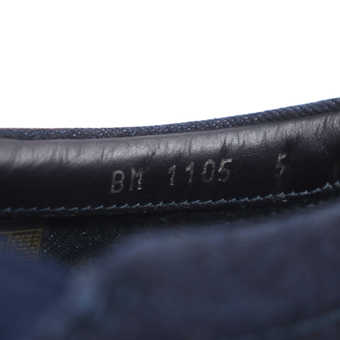 LOUIS VUITTON Slip-on Main: Denim Indigo COCONUT GROVE Coconut Grove Line mens 5 Used Authentic