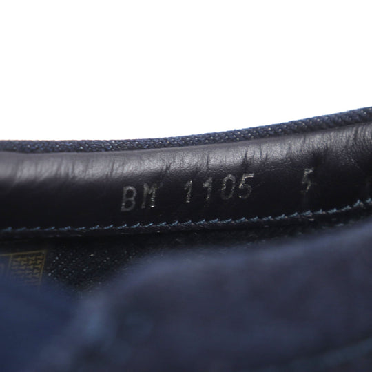 LOUIS VUITTON Slip-on Main: Denim Indigo COCONUT GROVE Coconut Grove Line mens 5 Used Authentic