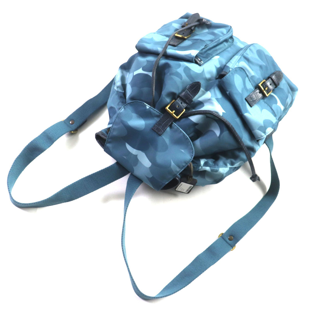 Felisi Backpack 15/56 Main: Nylon, Part: Leather Blue type mens Used Authentic