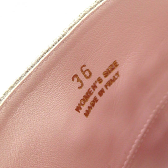 ROGERVIVIER Sandals Part: Jute, Main: Linen beige Women 36 Used Authentic