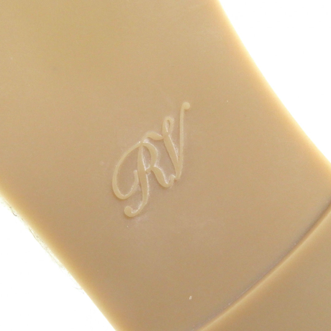 ROGERVIVIER Sandals Part: Jute, Main: Linen beige Women 36 Used Authentic