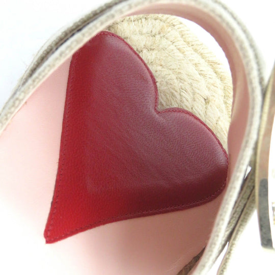 ROGERVIVIER Sandals Part: Jute, Main: Linen beige Women 36 Used Authentic