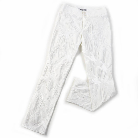 ISSEY MIYAKE Pants IM31FF505 Main: 50% polyester, Main: 43% cotton, Main: 7% polyurethane white Women 1 Used Authentic