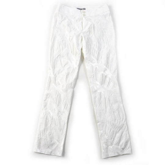 ISSEY MIYAKE Pants IM31FF505 Main: 50% polyester, Main: 43% cotton, Main: 7% polyurethane white Women 1 Used Authentic