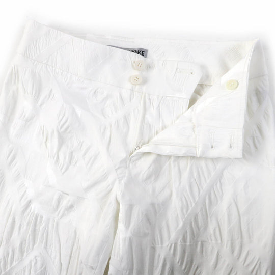 ISSEY MIYAKE Pants IM31FF505 Main: 50% polyester, Main: 43% cotton, Main: 7% polyurethane white Women 1 Used Authentic