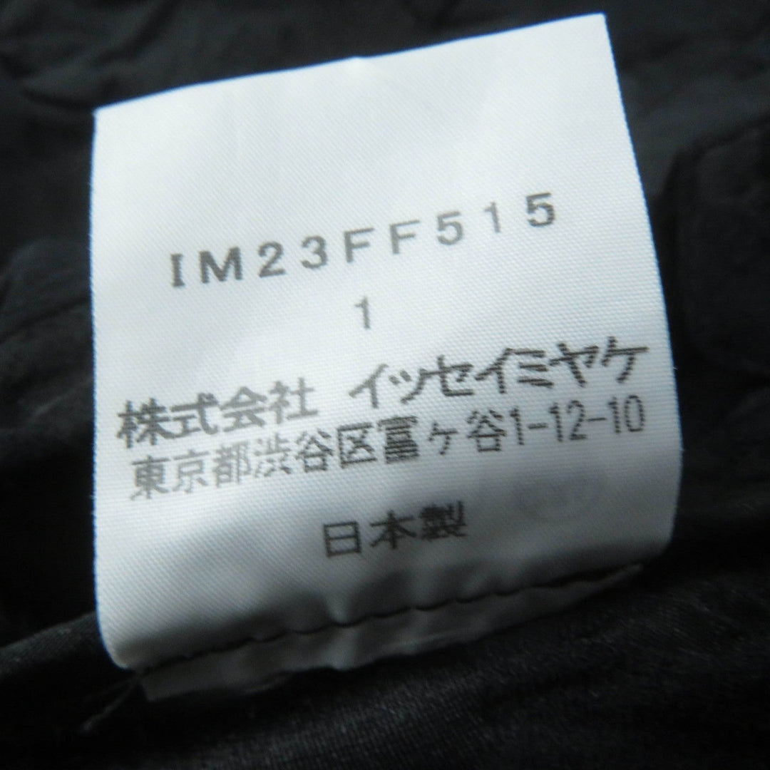 ISSEY MIYAKE Pants IM23FF515 Main: 56% nylon, 37% polyester, 7% polyurethane black Women 1 Used Authentic