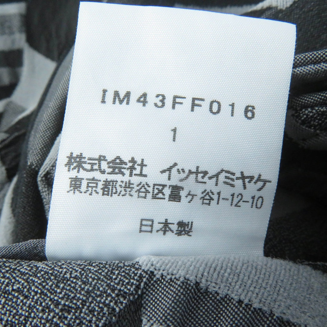 ISSEY MIYAKE Pants IM43FF016 Main: 56% nylon, 37% polyester, 7% polyurethane Gray type Women 1 Used Authentic