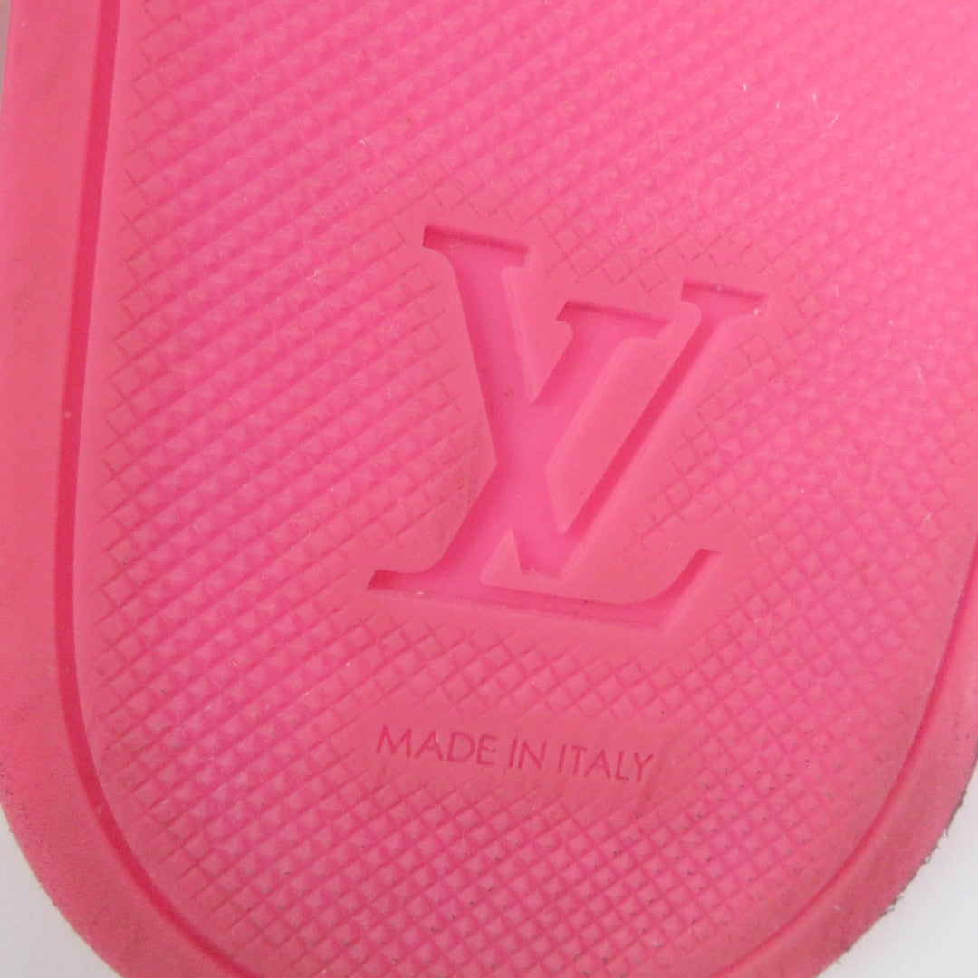 LOUIS VUITTON Sandals Main: Rubber pink Waterfront Line Women 5 Used Authentic