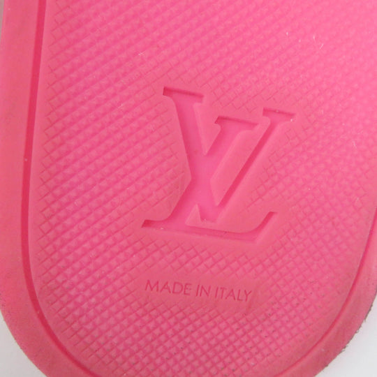 LOUIS VUITTON Sandals Main: Rubber pink Waterfront Line Women 5 Used Authentic