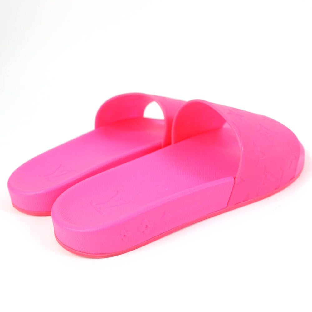 LOUIS VUITTON Sandals Main: Rubber pink Waterfront Line Women 5 Used Authentic