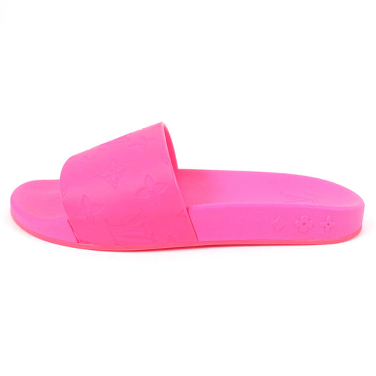 LOUIS VUITTON Sandals Main: Rubber pink Waterfront Line Women 5 Used Authentic