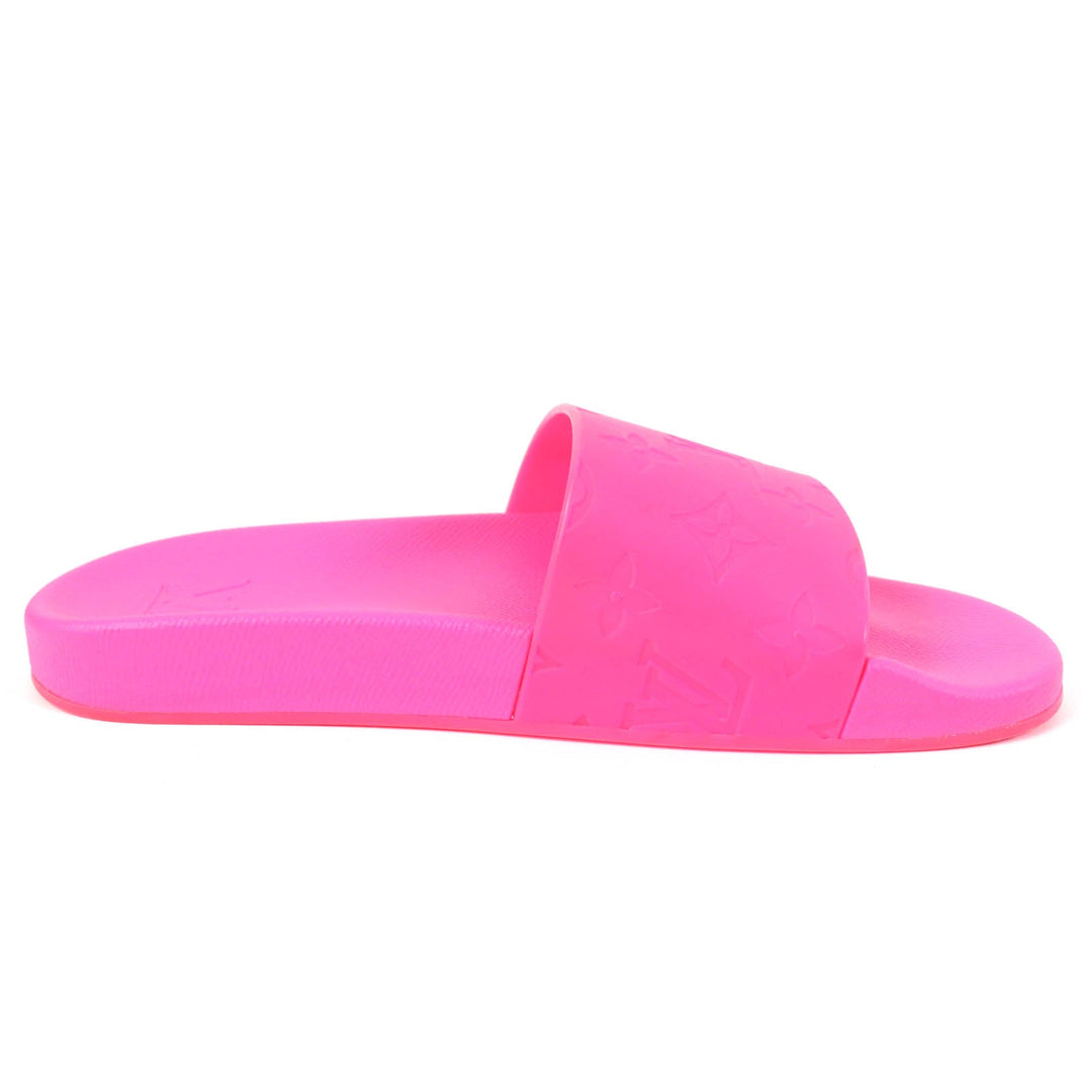 LOUIS VUITTON Sandals Main: Rubber pink Waterfront Line Women 5 Used Authentic