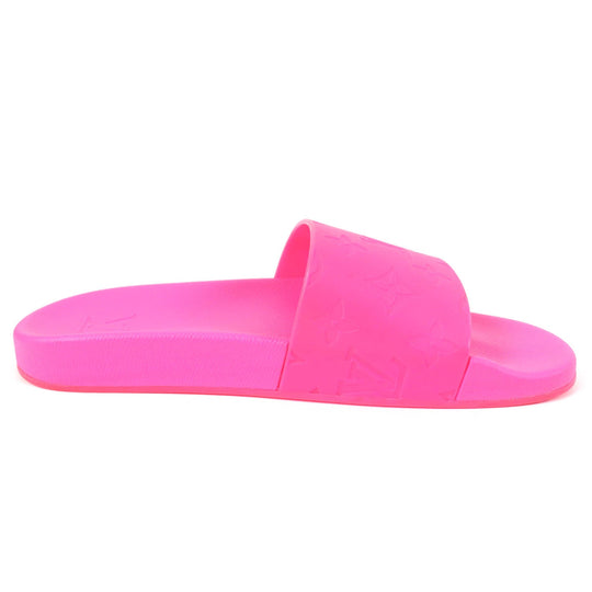 LOUIS VUITTON Sandals Main: Rubber pink Waterfront Line Women 5 Used Authentic