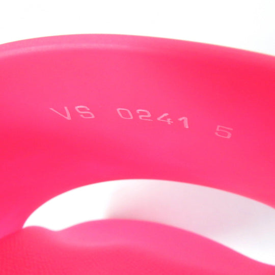 LOUIS VUITTON Sandals Main: Rubber pink Waterfront Line Women 5 Used Authentic