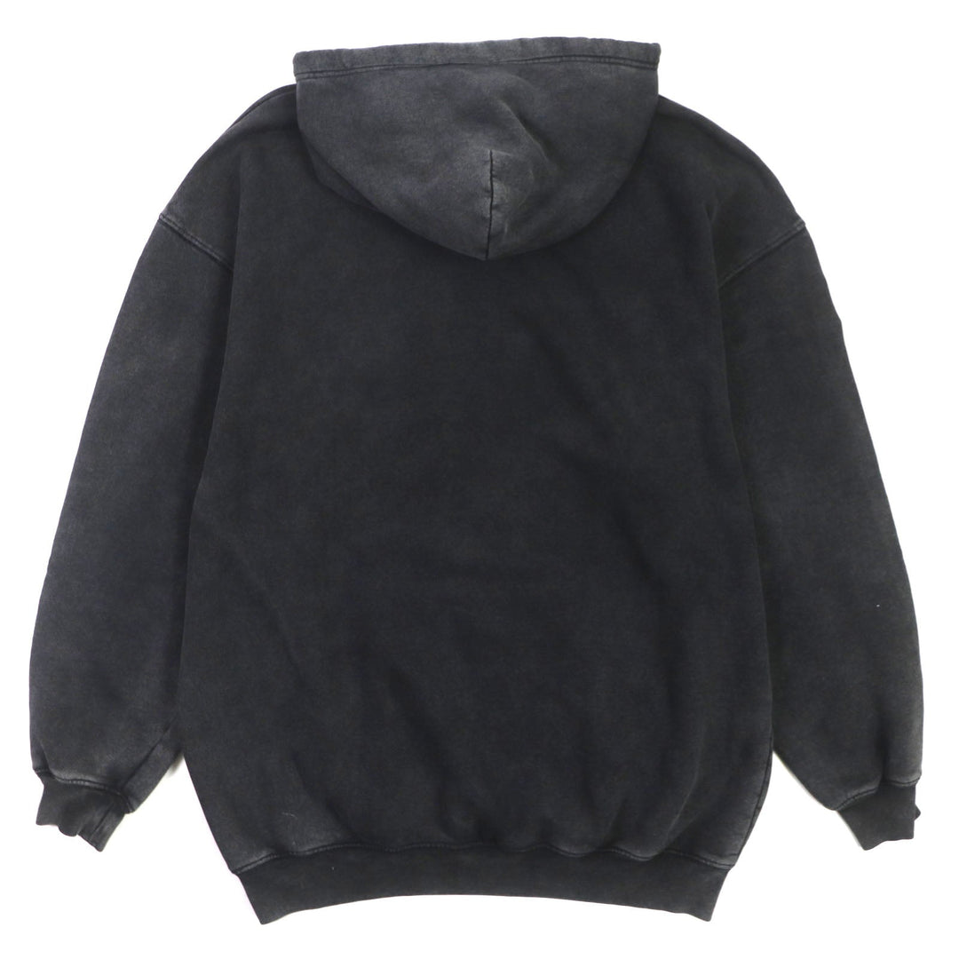 BALENCIAGA Hoodie 578135 Main: 100% cotton black mens XS Used Authentic