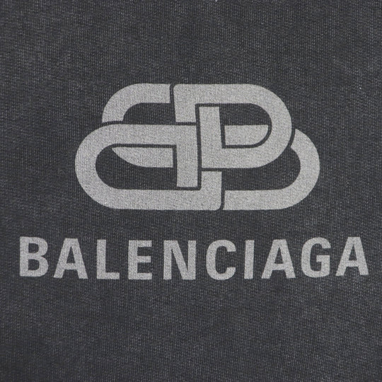 BALENCIAGA Hoodie 578135 Main: 100% cotton black mens XS Used Authentic