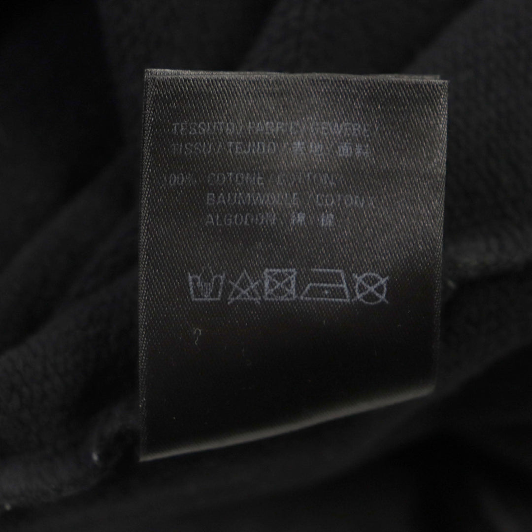 BALENCIAGA Hoodie 578135 Main: 100% cotton black mens XS Used Authentic
