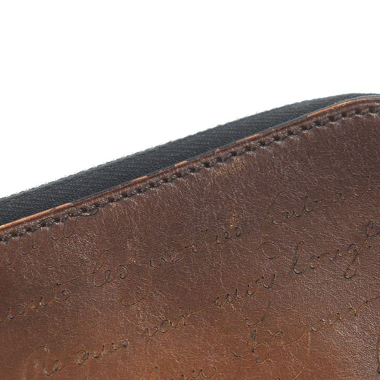 Berluti Clutch bag Main: Scritto leather CACAO INTENSO Nino GM mens Used Authentic