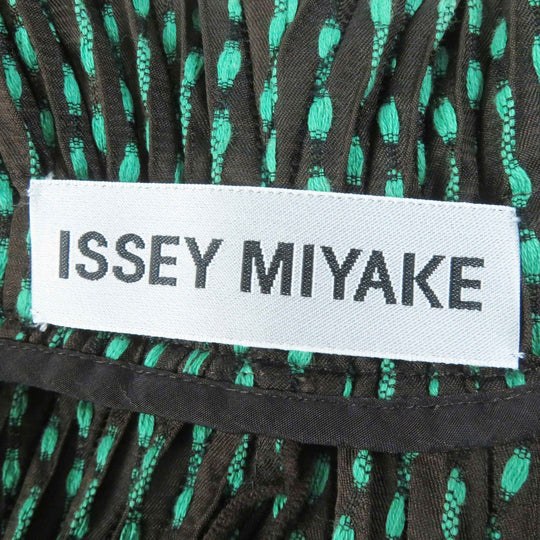 ISSEY MIYAKE Jacket IM62FD561 Outer material: 60% polyester, Outer material: 38% cotton, Outer material: 2% polyurethane Brown green 16Stainless Steel Collection Women 2 Used Authentic