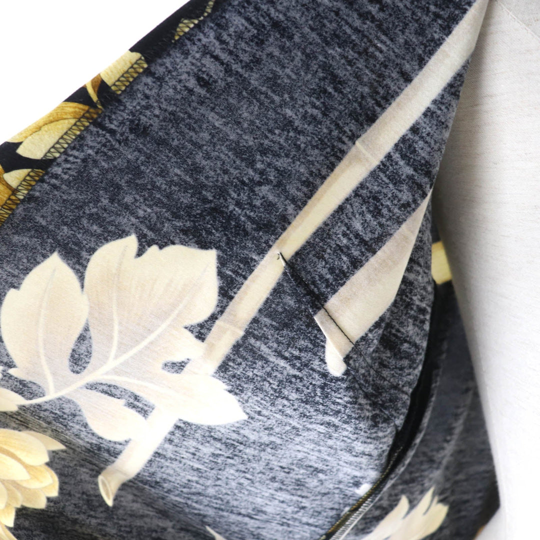 LEONARD FASHION cardigan Main: 100% cotton Black yellow Women L Used Authentic
