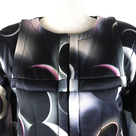 CHANEL No color jacket P57584 Outer: 68% rayon, Outer: 32% silk, Lining: 100% silk, Filling: 100% polyester Black multicolor Women 34 Used Authentic