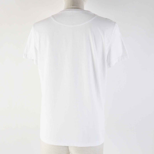 HERMES tops 3E4620DL Main: 100% cotton, Part: 100% polyester white Women 38 Used Authentic