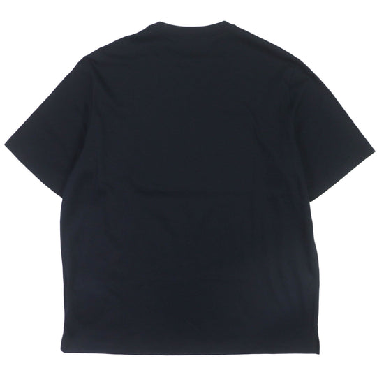 HERMES Short sleeve T-shirt Main: 100% cotton Navy Pool Watch mens M Used Authentic
