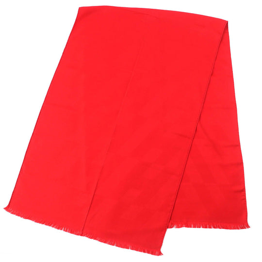 HERMES shawl 262223S Main: 85% cashmere, Main: 15% silk Red Etol Bias H Women Used Authentic