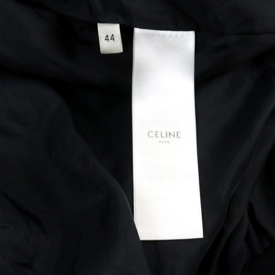 CELINE Jacket 2V80M851C Main: 100% rayon, Lining: 100% acetate Black yellow Western Teddy Jacket mens 44 Used Authentic