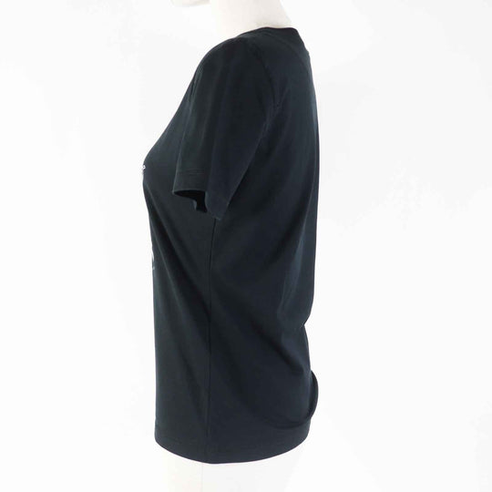 HERMES Short sleeve T-shirt 3H4611DL Main: 100% cotton black Do Re Boucles Women 34 Used Authentic