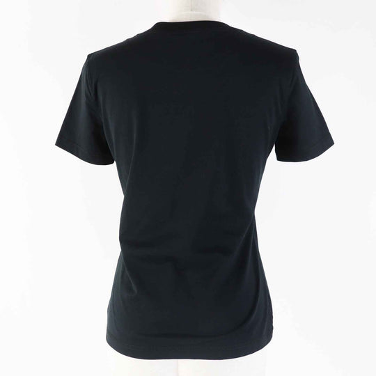 HERMES Short sleeve T-shirt 3H4611DL Main: 100% cotton black Do Re Boucles Women 34 Used Authentic