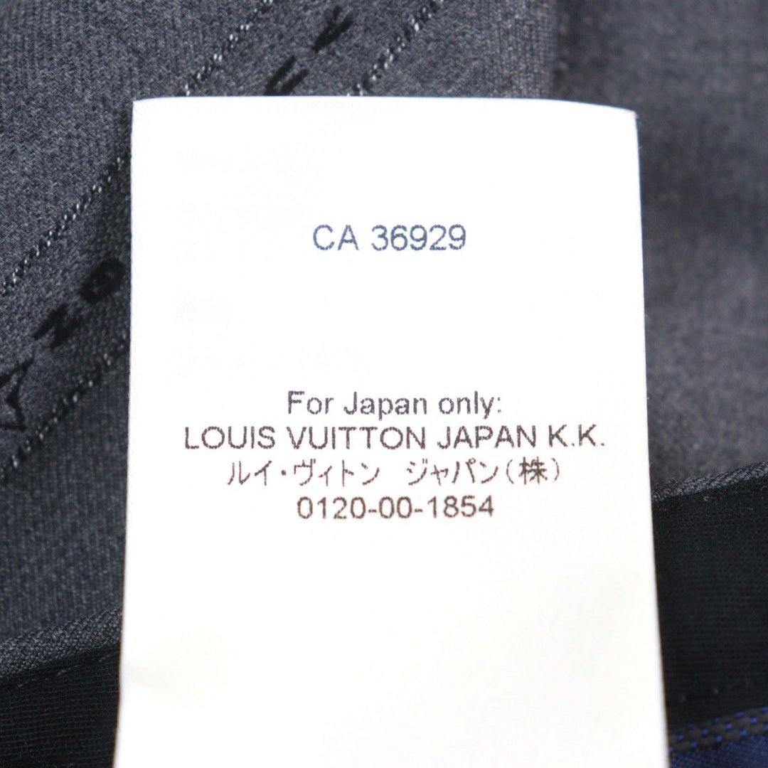 LOUIS VUITTON Pants HQFP9W Outer: 86% wool, Outer: 14% cotton, Lining: 100% cotton Gray type mens 48 Used Authentic