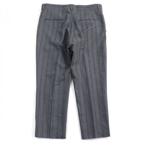 LOUIS VUITTON Pants HQFP9W Outer: 86% wool, Outer: 14% cotton, Lining: 100% cotton Gray type mens 48 Used Authentic