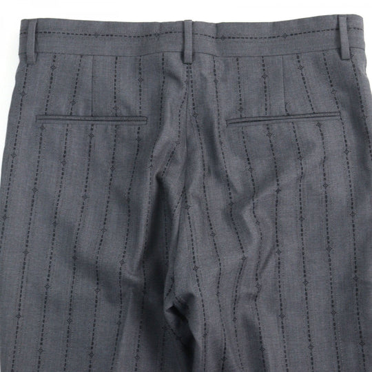 LOUIS VUITTON Pants HQFP9W Outer: 86% wool, Outer: 14% cotton, Lining: 100% cotton Gray type mens 48 Used Authentic