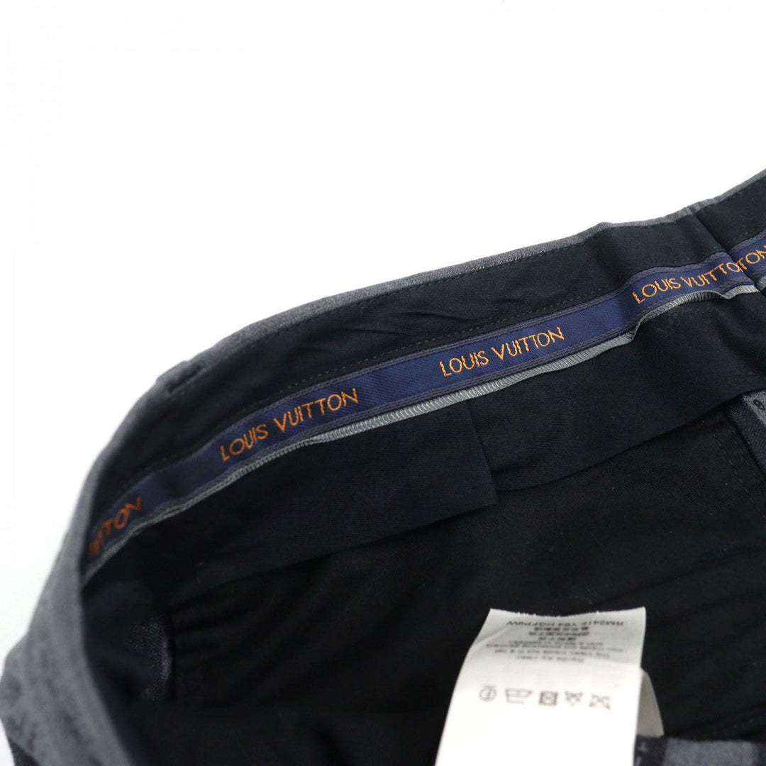 LOUIS VUITTON Pants HQFP9W Outer: 86% wool, Outer: 14% cotton, Lining: 100% cotton Gray type mens 48 Used Authentic