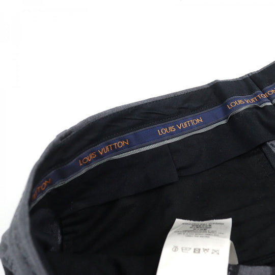 LOUIS VUITTON Pants HQFP9W Outer: 86% wool, Outer: 14% cotton, Lining: 100% cotton Gray type mens 48 Used Authentic
