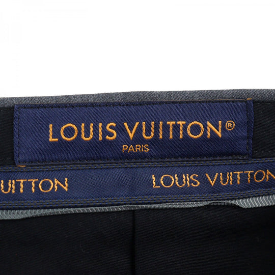 LOUIS VUITTON Pants HQFP9W Outer: 86% wool, Outer: 14% cotton, Lining: 100% cotton Gray type mens 48 Used Authentic