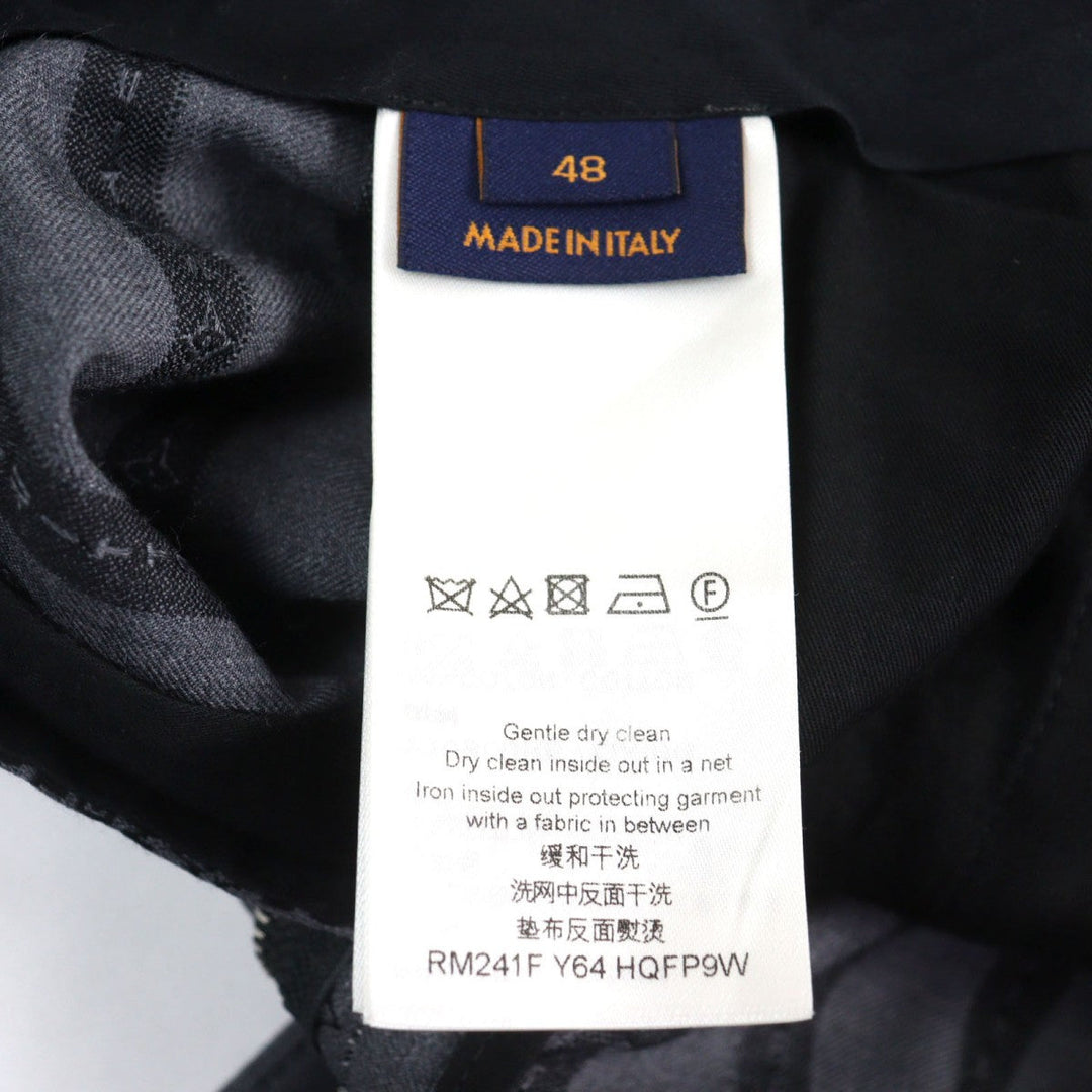 LOUIS VUITTON Pants HQFP9W Outer: 86% wool, Outer: 14% cotton, Lining: 100% cotton Gray type mens 48 Used Authentic