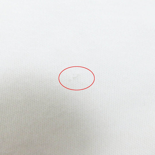 LOUIS VUITTON Short sleeve T-shirt FEBB93 Main: 100% cotton, Part: 100% polyester White mulch Women XS Used Authentic