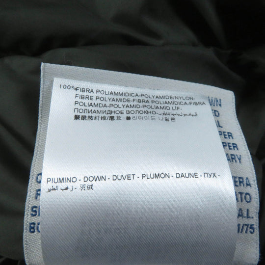 MONCLER Down jacket Main: 100% polyamide (nylon), Filling: 90% down, Filling: 10% feather khaki FLAMME Women ‚O Used Authentic
