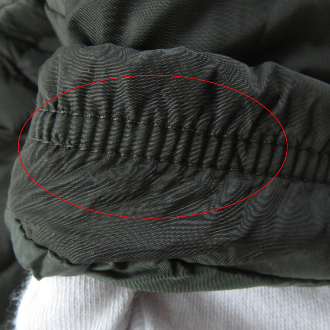 MONCLER Down jacket Main: 100% polyamide (nylon), Filling: 90% down, Filling: 10% feather khaki FLAMME Women ‚O Used Authentic