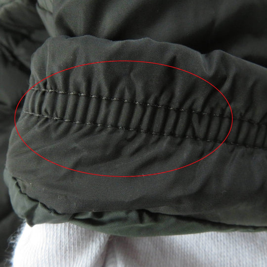 MONCLER Down jacket Main: 100% polyamide (nylon), Filling: 90% down, Filling: 10% feather khaki FLAMME Women ‚O Used Authentic