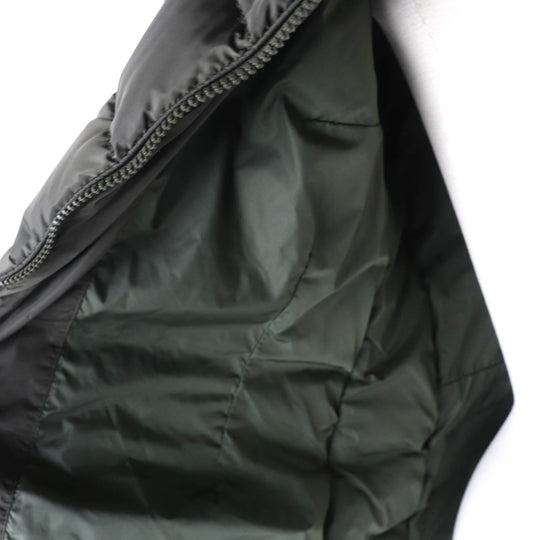 MONCLER Down jacket Main: 100% polyamide (nylon), Filling: 90% down, Filling: 10% feather khaki FLAMME Women ‚O Used Authentic