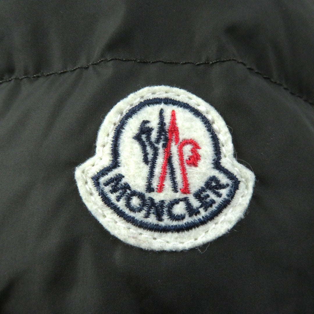 MONCLER Down jacket Main: 100% polyamide (nylon), Filling: 90% down, Filling: 10% feather khaki FLAMME Women ‚O Used Authentic