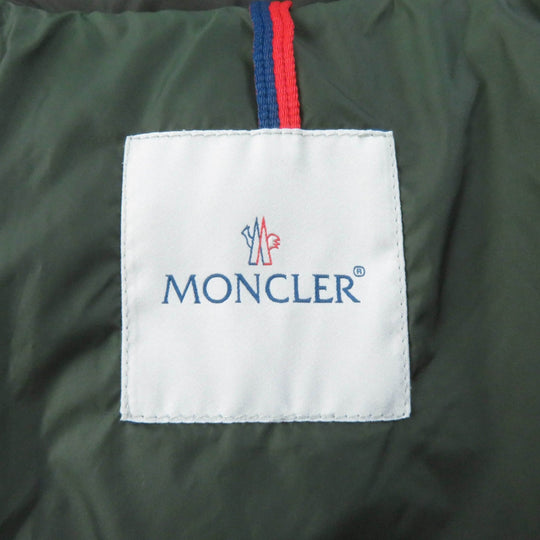MONCLER Down jacket Main: 100% polyamide (nylon), Filling: 90% down, Filling: 10% feather khaki FLAMME Women ‚O Used Authentic