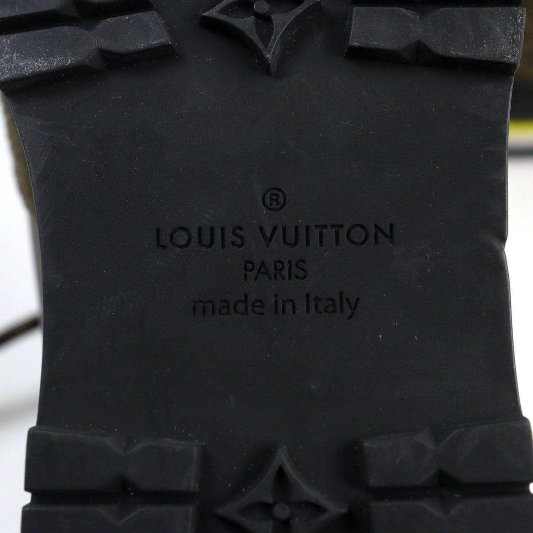 LOUIS VUITTON sneakers Main: suede leather, part: Brown type mens 6 Used Authentic